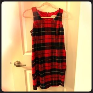 Vintage Wool/Nylon Plaid Dress